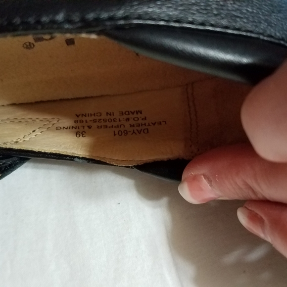 Alegria Dayna Black Napa  Leather 39 Mary Jane style shoe EUC - Picture 11 of 12